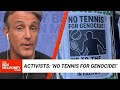 'No tennis for genocide!' Activists call for boycott of Davis Cup against Israel