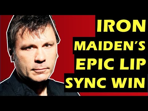 Iron Maiden: Their Epic Lip Sync Fail on Television German TV PIt - Wasted Years