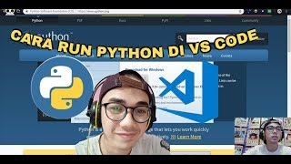 #Tipscoding Cara RUN Python di Visual Studio Code ! Dengarin pakai headset