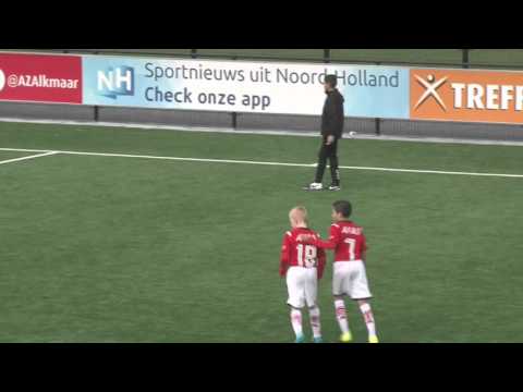 Doelpunten AZ Onder 12 - FC Utrecht Onder 12