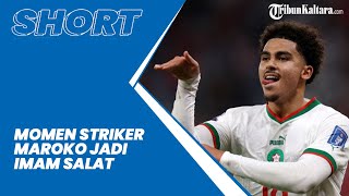 Momen Striker Timnas Maroko Zakaria Aboukhlal Jadi Imam Salat dan Sampaikan Khutbah
