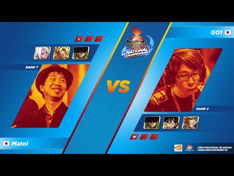 MATOI vs GO1 - FT5 | Liga Nacional - Japón - Semana 2 | Dragon Ball FighterZ