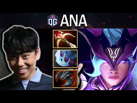 OG.ANA SMURF LUNA WITH DAEDALUS-MANTA - DOTA 2 7.30 GAMEPLAY
