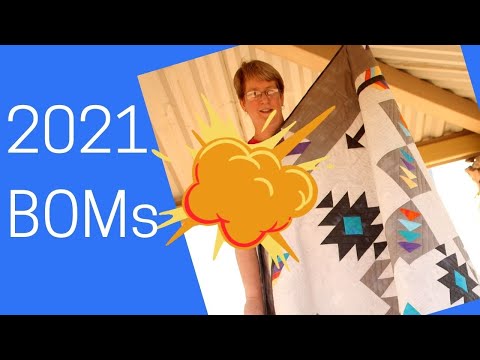 Start a new quilt project - 2021 Block of the Month programs