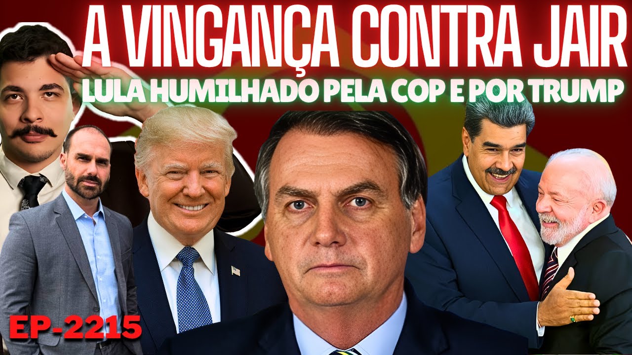 A Vingança Contra Jair: A CULPA da Verdade + Lula HUMILHADO Pela COP e Por TRUMP + Vitória no Chile.