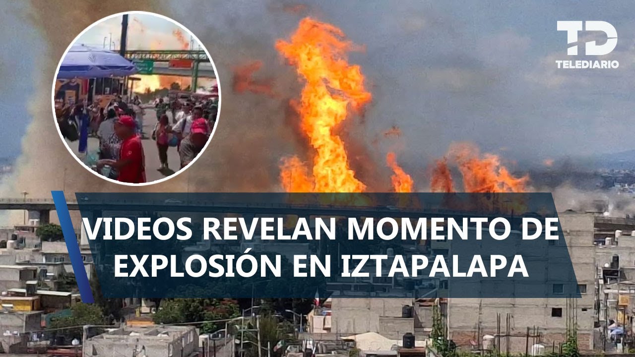 Videos de la explosión de pipa en el Puente de la Concordia en Iztapalapa
