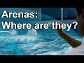Where are the arenas for the Hunger Games located?