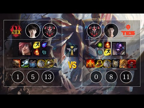 FPX Crisp Sett vs TES QiuQiu Alistar Sup - KR Patch 10.13