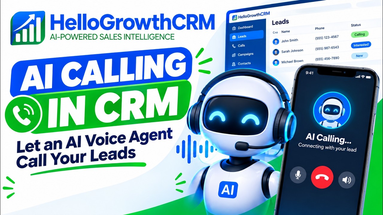 देखें: AI कॉलिंग एजेंट CRM से आपकी लीड्स को कैसे कॉल करता है