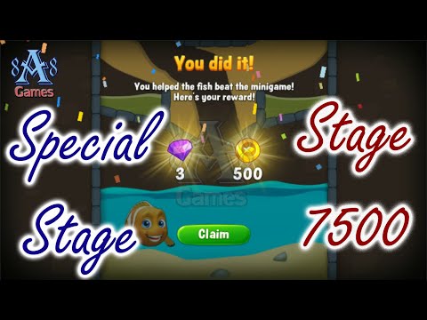 Fishdom Gameplay Level 7500 with Mini Game