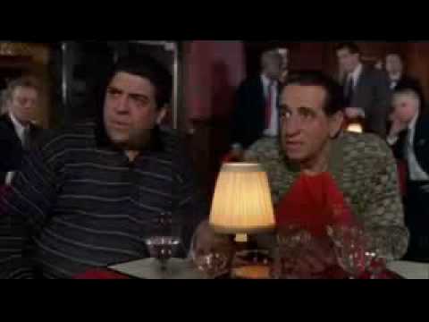 Mickey Blue Eyes in restaraunt