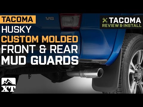 Tacoma Husky Custom Molded Front & Rear Mud Guards (2016-2019) Review & Install