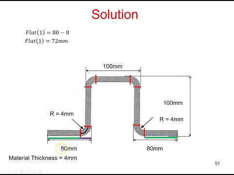 Calculating Bend Allowance and Setback Example