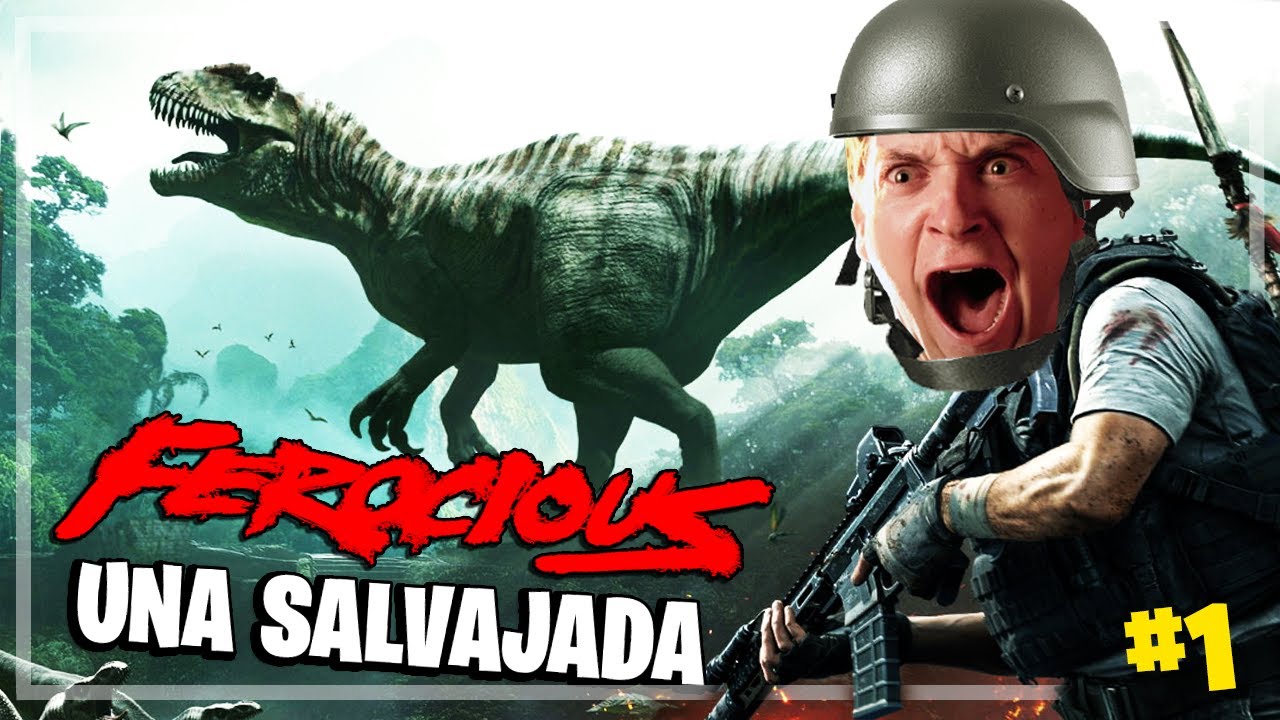 ESCAPANDO de la ISLA con DINOSAURIOS | FEROCIOUS Cap.1