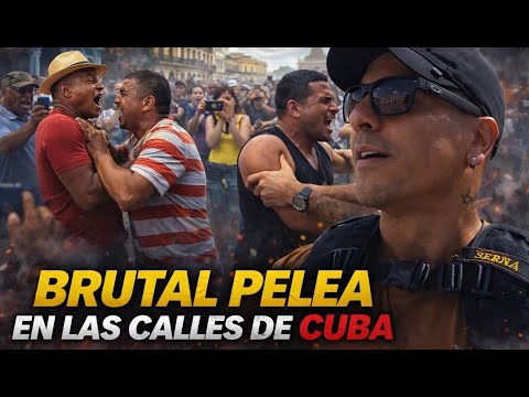 CUBA una PELEA CALLEJERA 🤬🥵😡