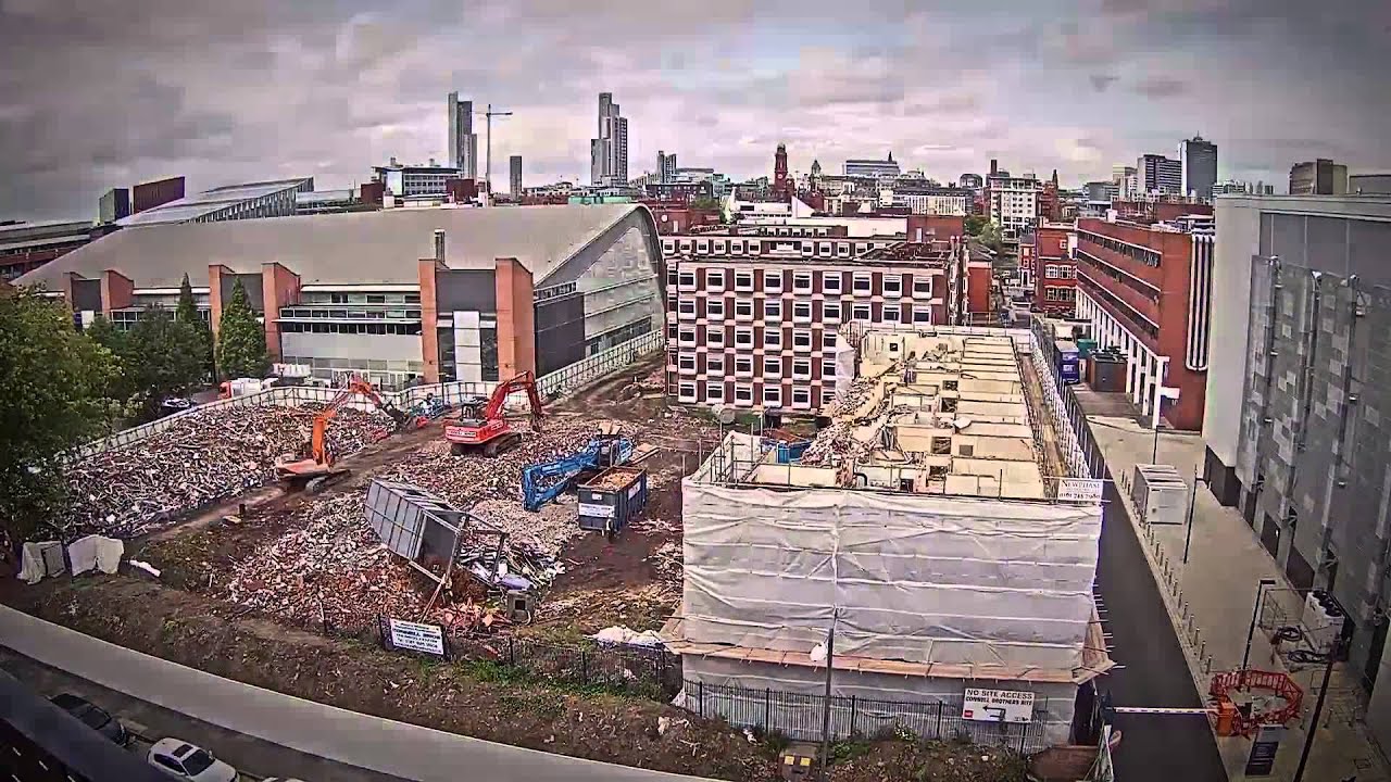 Manchester Engineering Campus Development timelapse