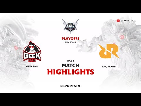 Geek Fam vs RRQ Hoshi HIGHLIGHTS MPL ID S13 PLAYOFFS | RRQ VS GEEK ESPORTSTV