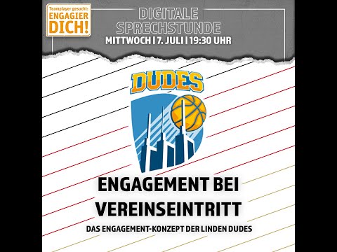 Digitale Sprechstunde: Folge 24 "Das Engagement-Konzept der Linden Dudes "