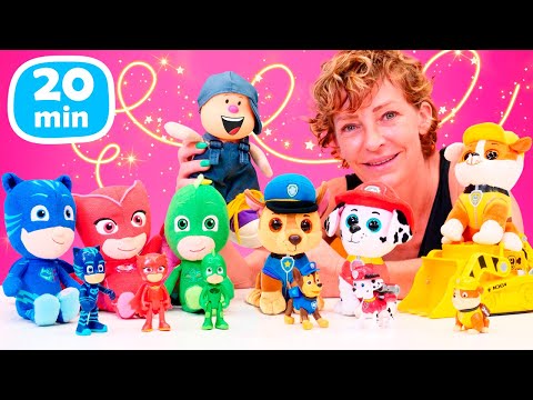Spielzeug Videos für Kinder. 5 Folgen am Stück. Spielspaß mit Nicole, Paw Patrol und Spielzeugautos