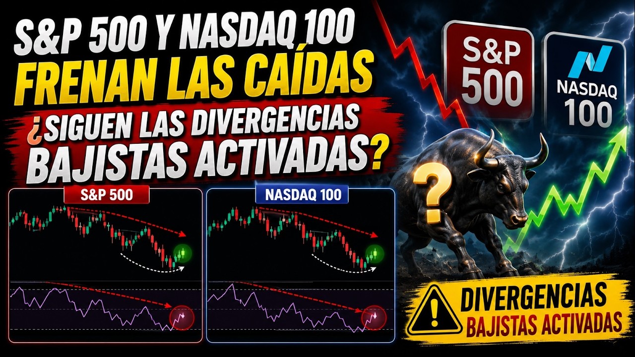 🚨 S&P 500 y Nasdaq 100: ¿Se acaba la caída o solo es un respiro?