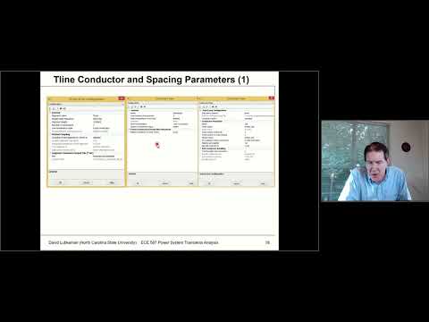 Lecture 9c: LIne Modeling in PSCAD & Simulink - Power System Transients Fall 2020 - Lubkeman