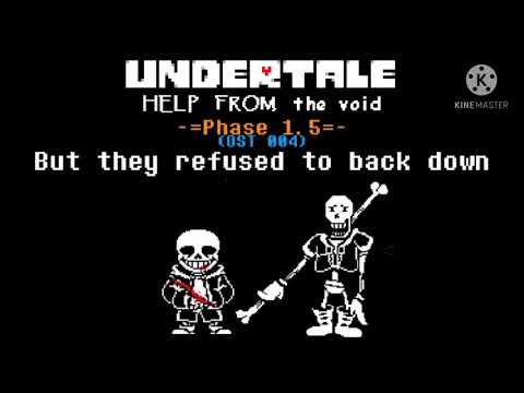Undertale: Help from the Void OST 004 - But they refused to back down