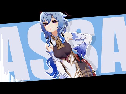 Ganyu Montagem Shirt Blue! 😳