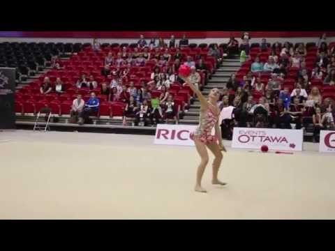 Patricia Bezzoubenko - Ball - 2014 Canadian Rhythmic Gymnastics Championships
