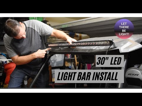 Light Bar Install, Polaris RZR