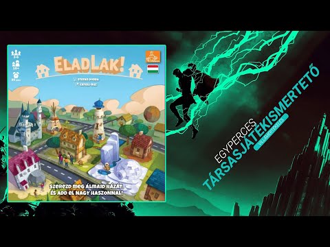 Egyperces társasjátékismertető | #100. EladLak / For Sale - Game-Obscura