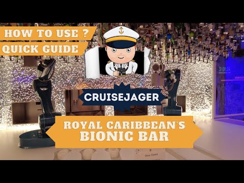 How to use Royal Caribbean's BIONIC BAR?