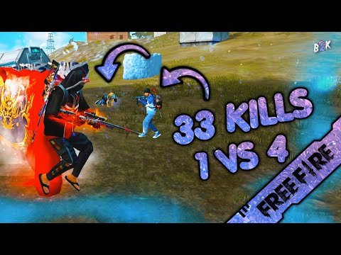 [B2K] 1 VS 4 CRAZY GAMEPLAY | 33 KILLS ????