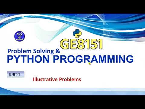 Ge3151 Python Programming Unit1 Part3