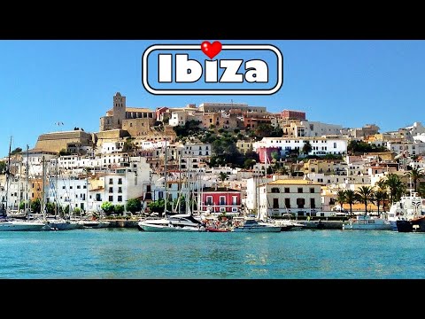 Ibiza, Spain 4K Video / Ibiza Old Town (Eivissa) / Ibiza, Spanien /  Balearic Islands