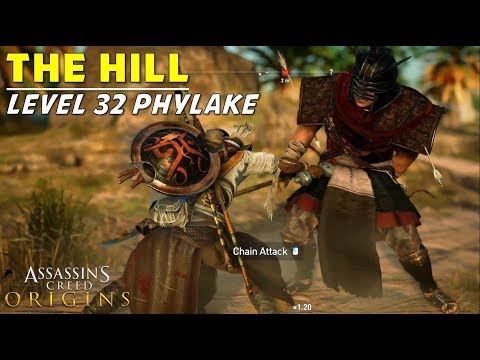Killing The Hill | Level 32 Phylake Location & Weapon Drop Guide | Assassin's Creed: Origins