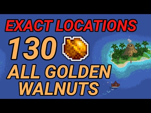 Where to find ALL 130 Golden Walnuts (+ Fossils Locations) | Stardew Valley 1.5