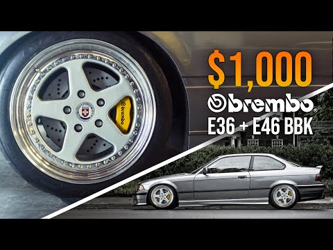 SUB $1000 Brembos! The Ultimate Budget Big Brake Kit (ALL FOUR!) for E36/E46 BMWs!
