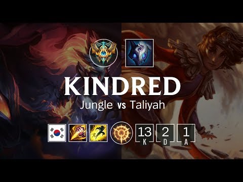 Kindred Jungle vs Taliyah - KR Challenger Patch 8.20