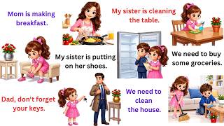 100 Family English Sentences for Daily Conversation | Speak English Naturally at Home 🇺🇸