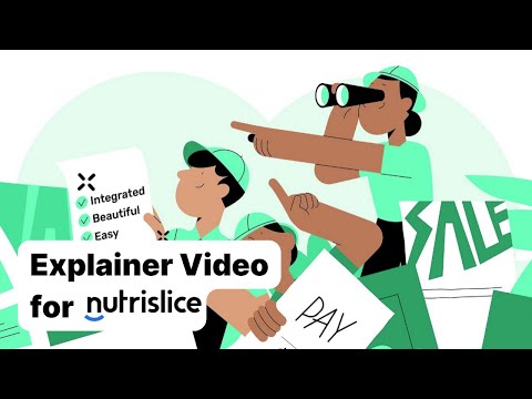 Best Explainer Example for SaaS | Nutrislice: Quest for Signage Simplicity | Vidico