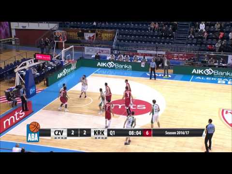 ABA Liga 2016/17 highlights, Round 18: Crvena zvezda mts - Krka (15.1.2017)
