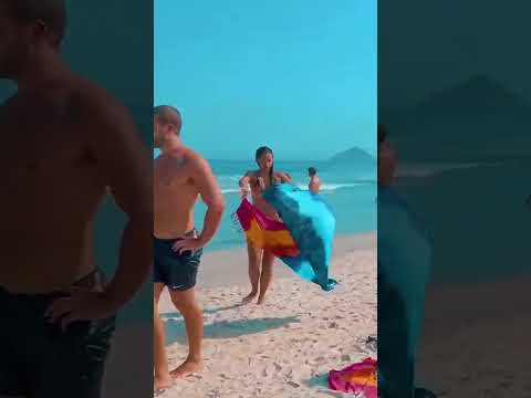 🌴🌊 Walking on the Beach, São Sebastião, São Paulo, Brazil #shorts