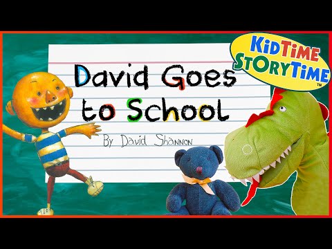 David Goes to School 🚌 a No David! Back to School Kids Book Read Aloud