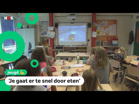Tv-kijken tijdens lunch: Niet gezond maar gebeurt op veel scholen