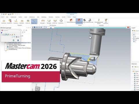 Mastercam 2026 | PrimeTurning | CAD/CAM-Software