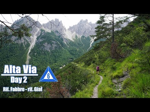 Alta via 6: Day 2 - Rif. Fabbro - rif.Giaf, 4k