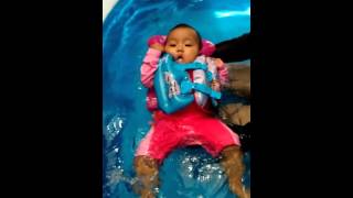 Beryl with her life vest