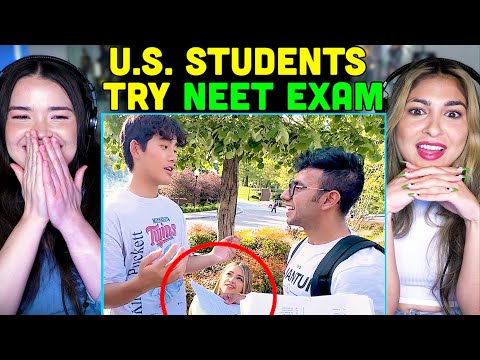 US Medical Students Try NEET Exam REACTION!!