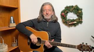 Santa Claus is Coming to Town beginner guitar lesson and play along