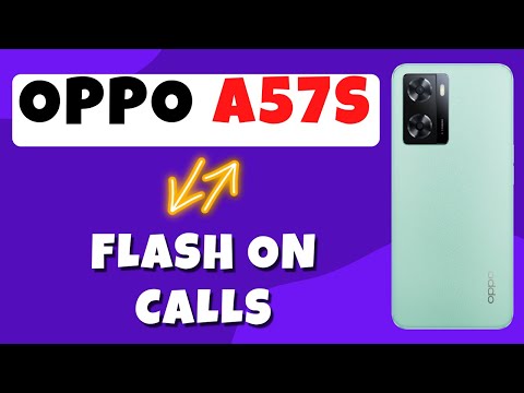 Oppo A57s Flash on Calls || How To Enable Flash On Call  || Call Flash Light Setting {Latest}